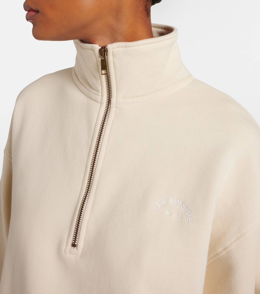 Hamilton Wren cotton half-zip sweatshirt | The Upside