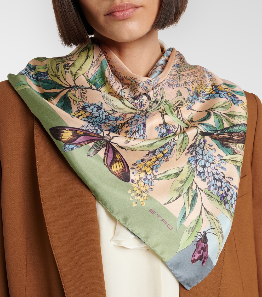 Norma floral silk scarf | Etro