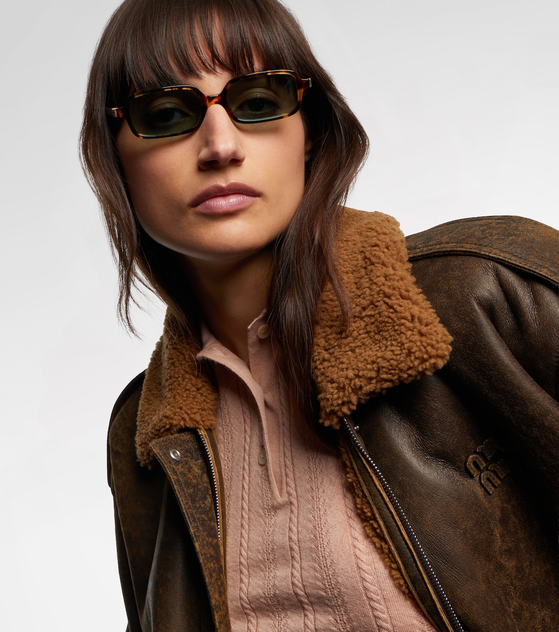 Eckige Sonnenbrille Miu Regard | Miu Miu