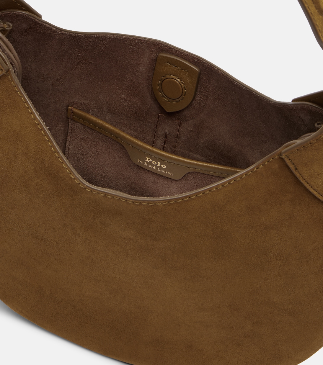 Bolso al hombro Polo ID Small de ante | Polo Ralph Lauren