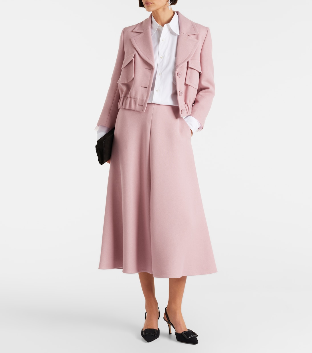 Cropped-Jacke Layered Coolness mit Organza | Dorothee Schumacher