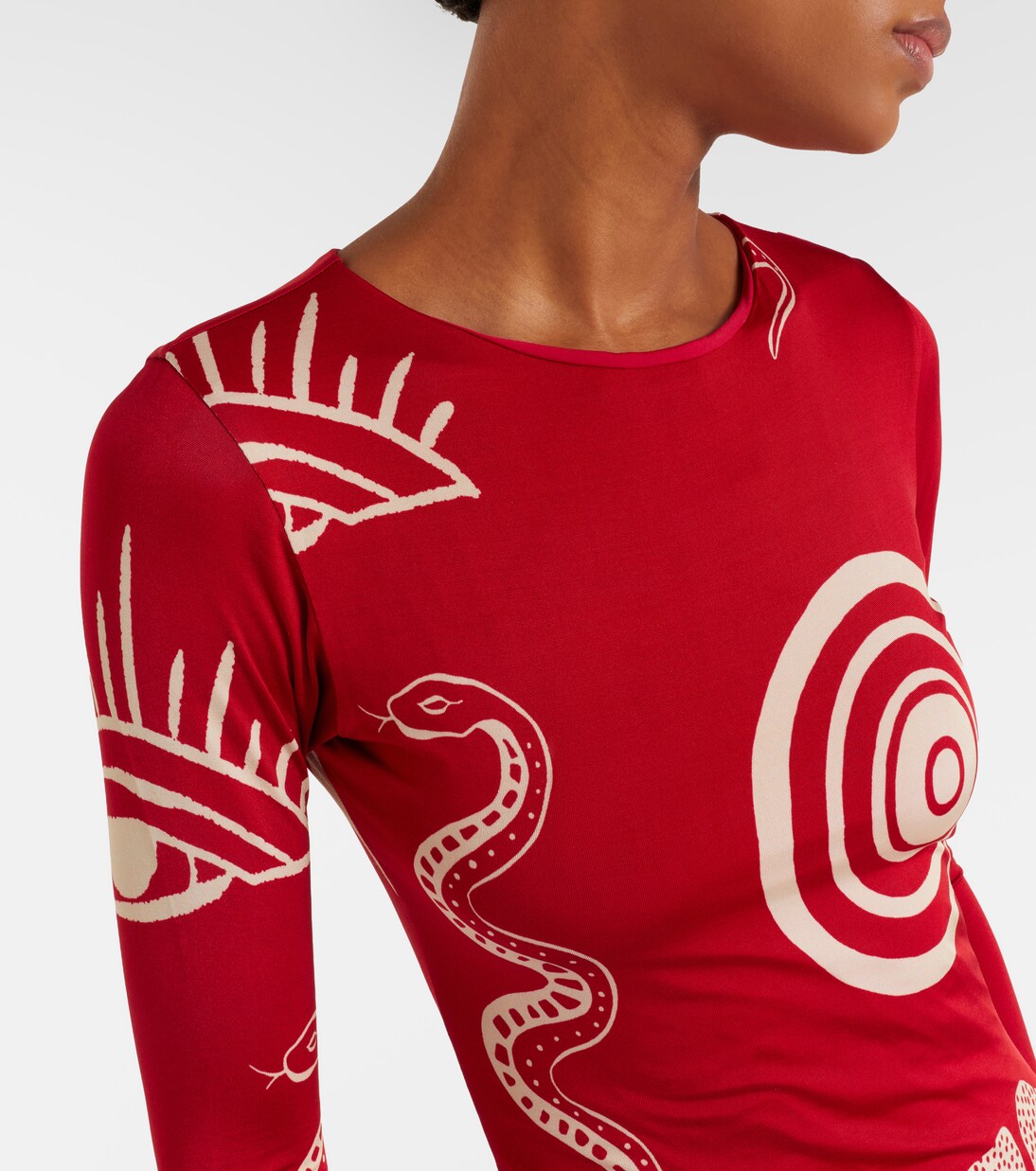 Amay printed jersey maxi dress | Cala de la Cruz