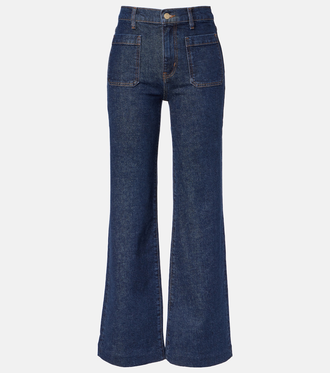 High-Rise Wide-Leg Jeans Refined | Frame