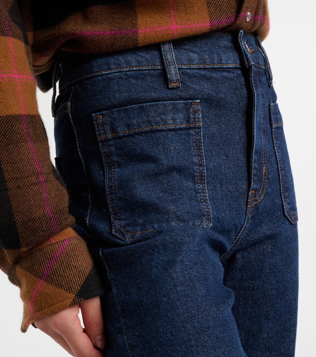 High-Rise Wide-Leg Jeans Refined | Frame