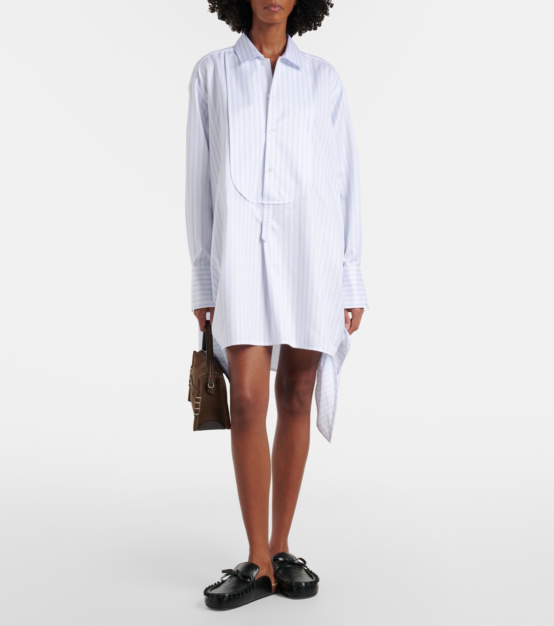 Striped cotton minidress | JW Anderson