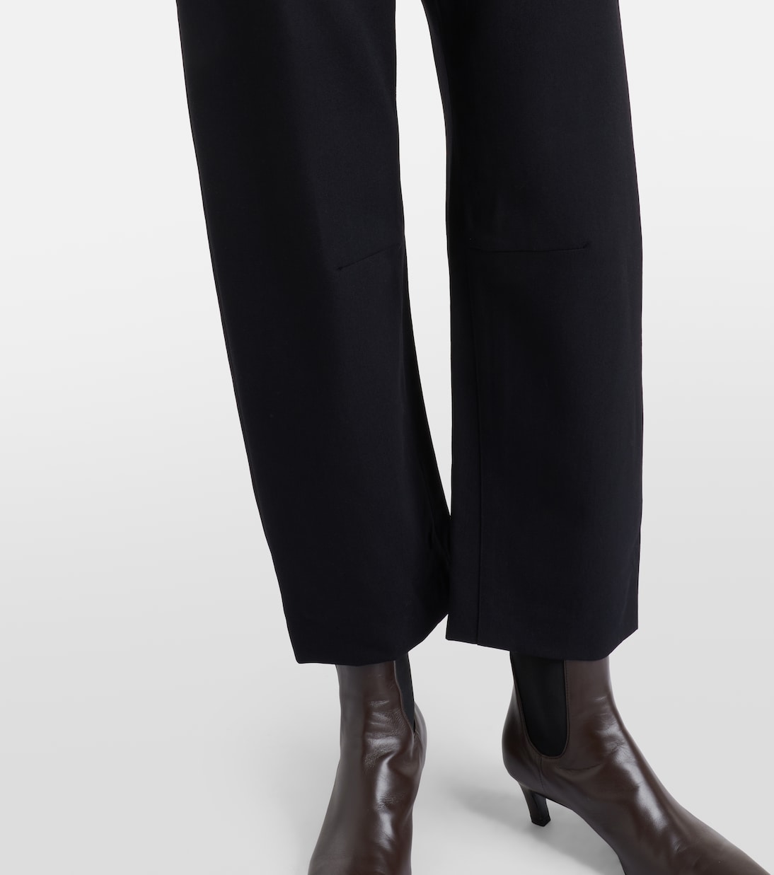 Shon virgin wool barrel-leg pants | Nili Lotan