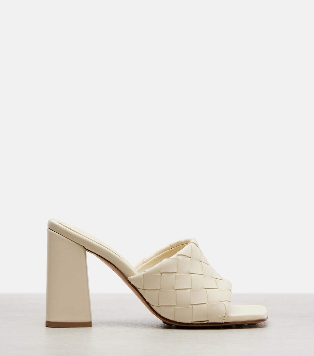 Parco 90 Intrecciato leather mules | Bottega Veneta