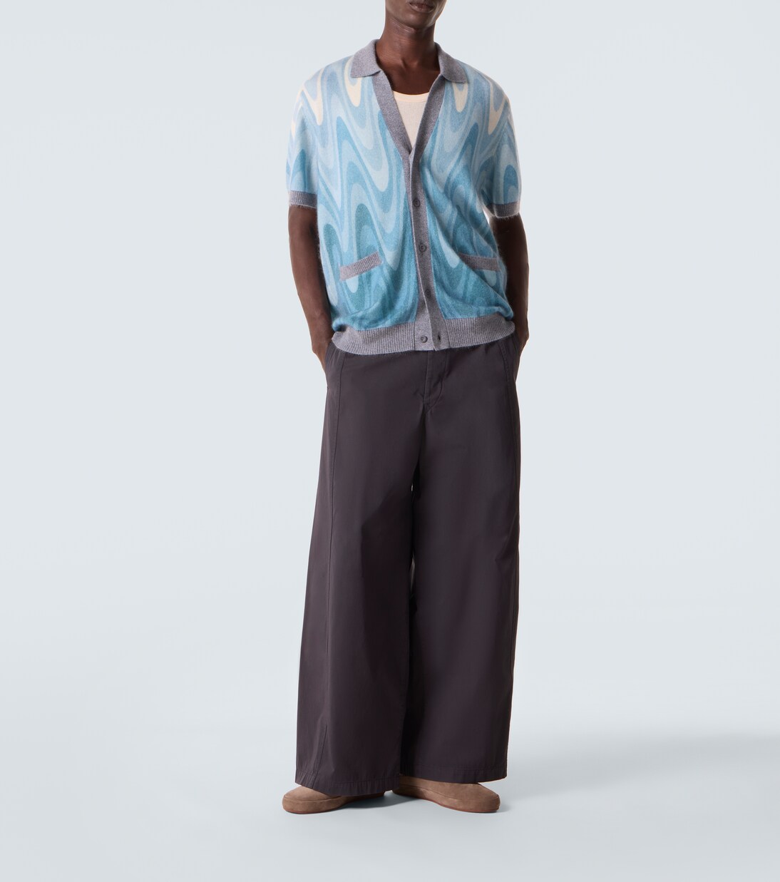 Romero wool and cashmere cardigan  | Frescobol Carioca