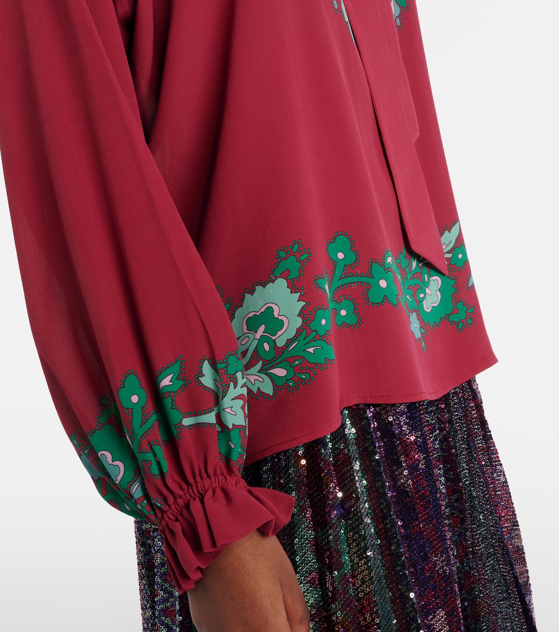 Bluse Cerere aus Satin | La DoubleJ