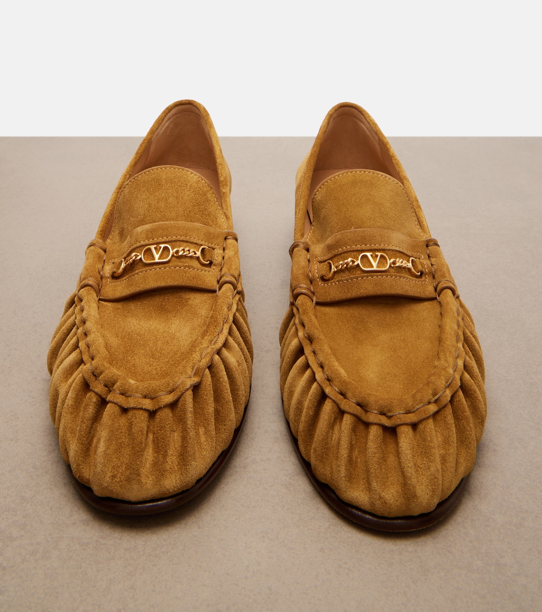 VLogo suede loafers | Valentino Garavani