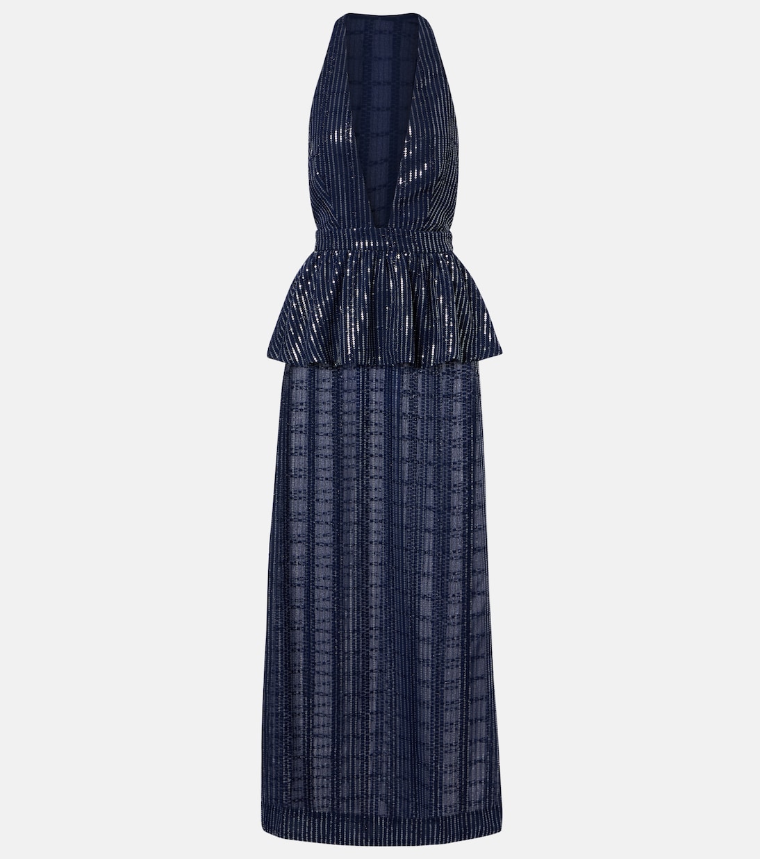 Maxikleid mit Pailletten | Adriana Degreas