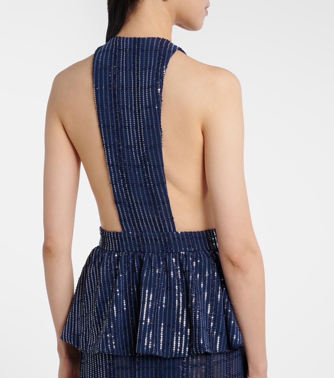 Maxikleid mit Pailletten | Adriana Degreas