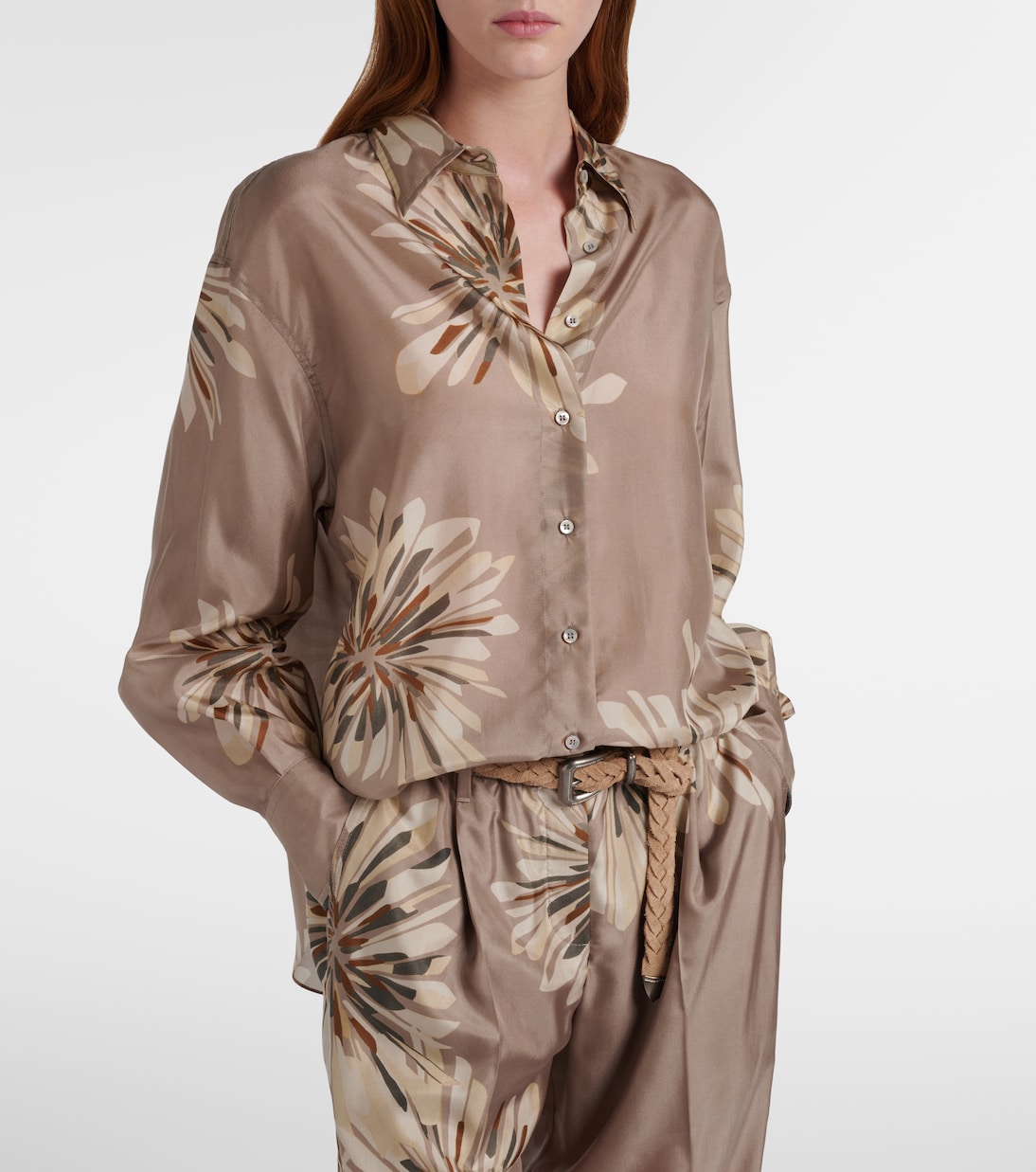 Bluse aus Seide | Brunello Cucinelli