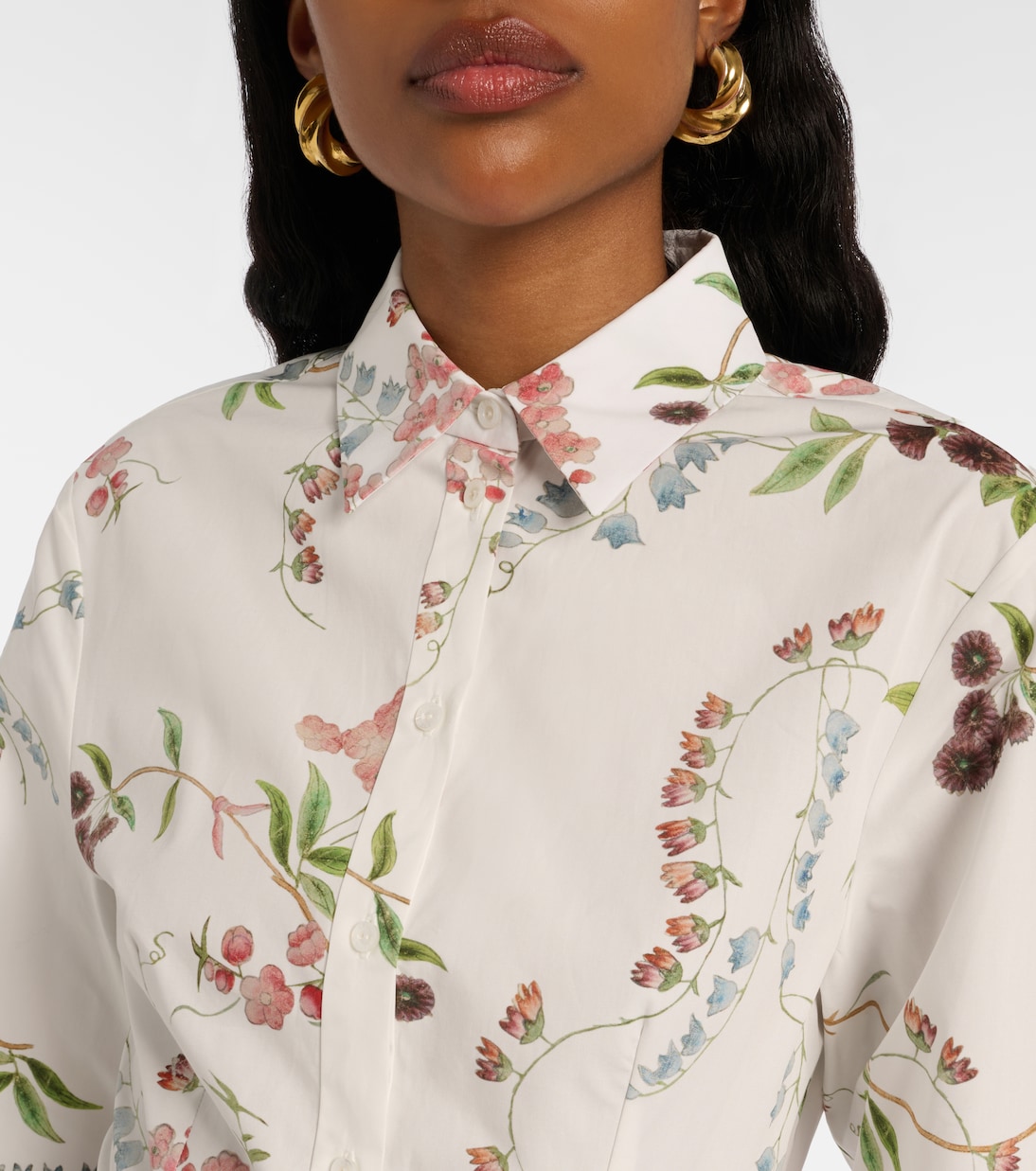 Hemdblusenkleid aus Baumwollpopeline | Erdem