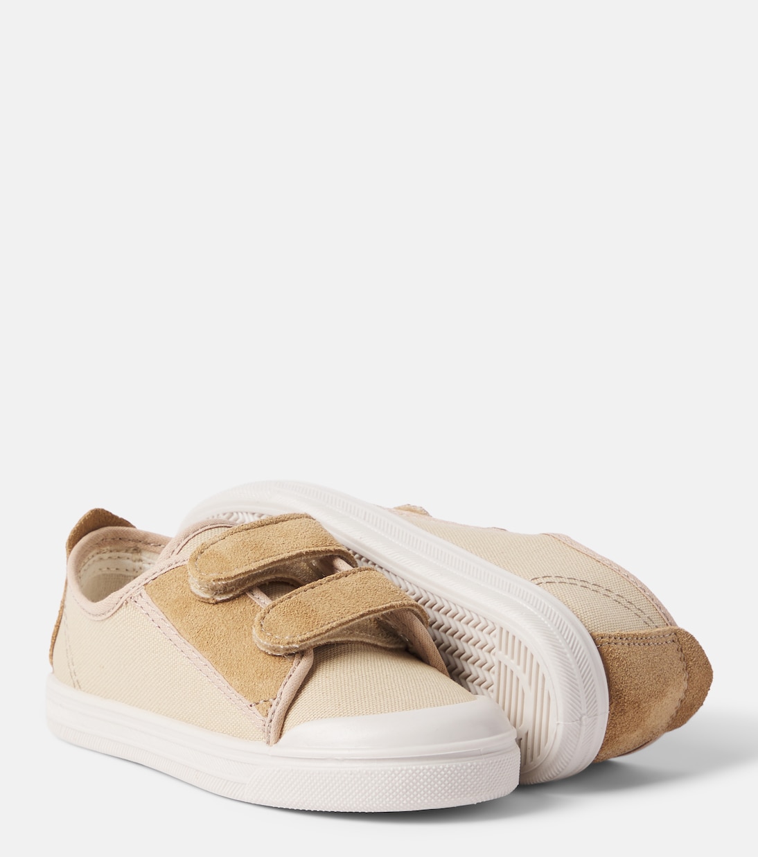 Sneakers aus Canvas mit Veloursleder | Il Gufo