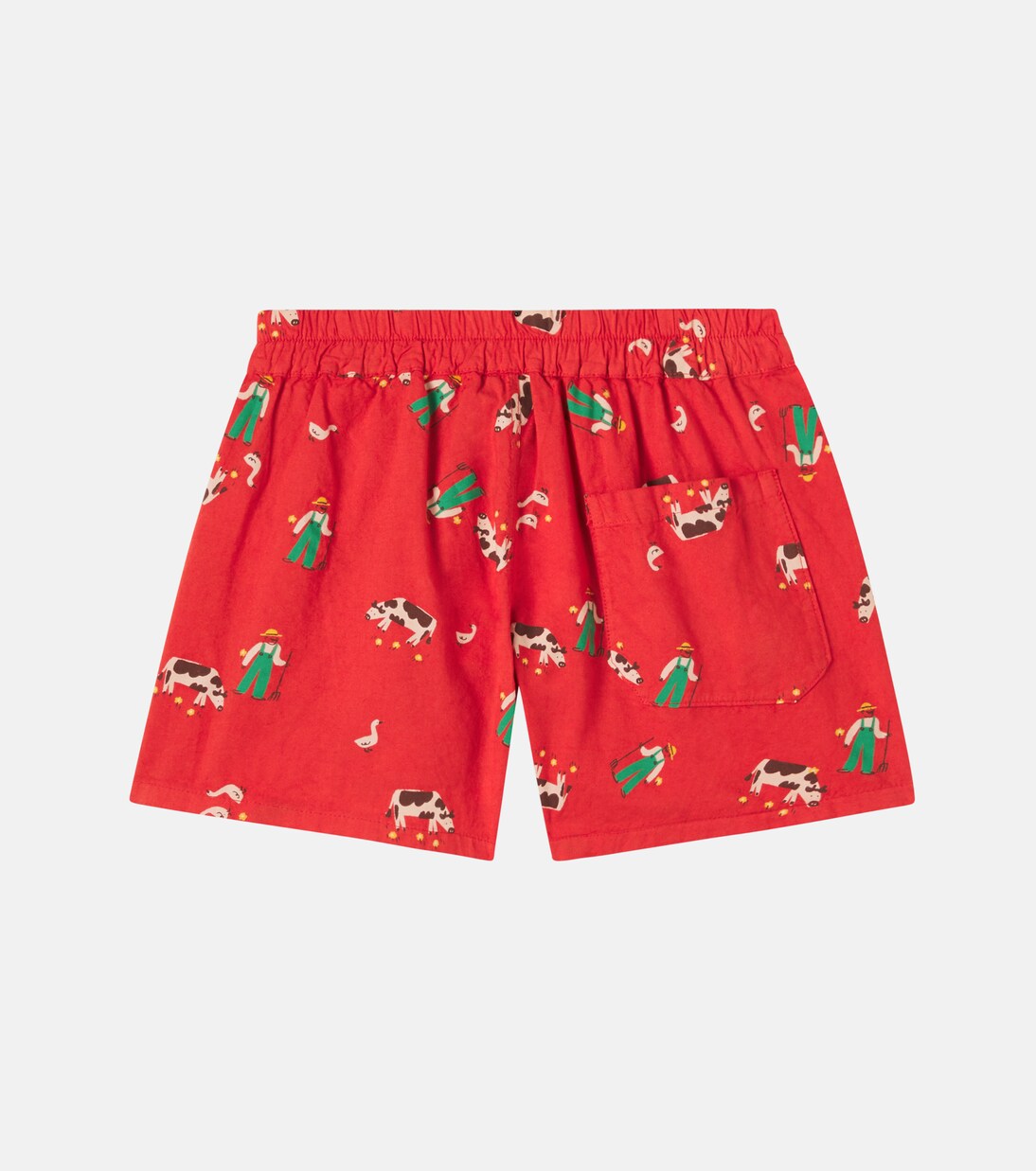 Farm Adventure printed cotton shorts  | Bobo Choses