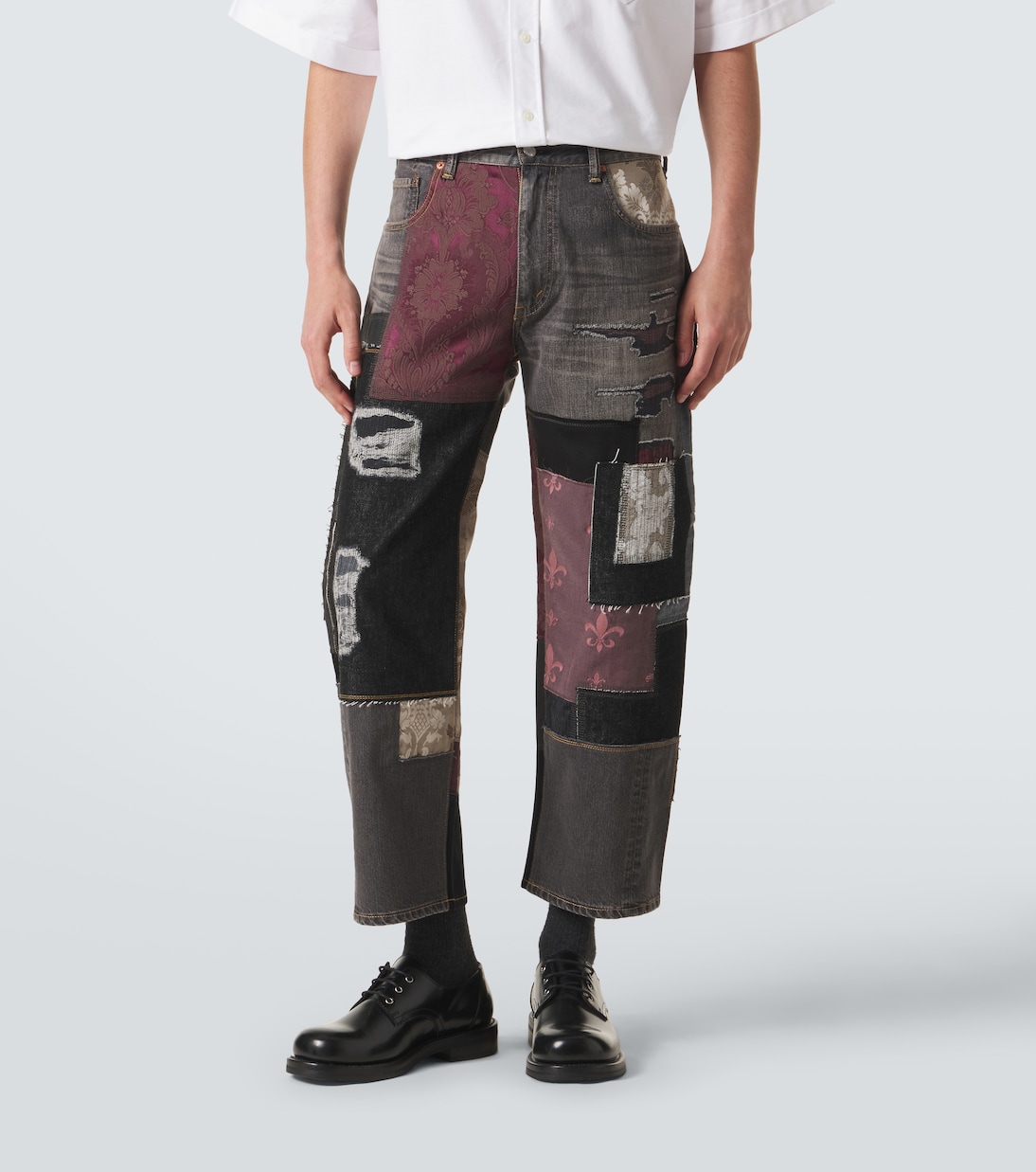 x Levi's® jeans anchos con patchwork | Junya Watanabe