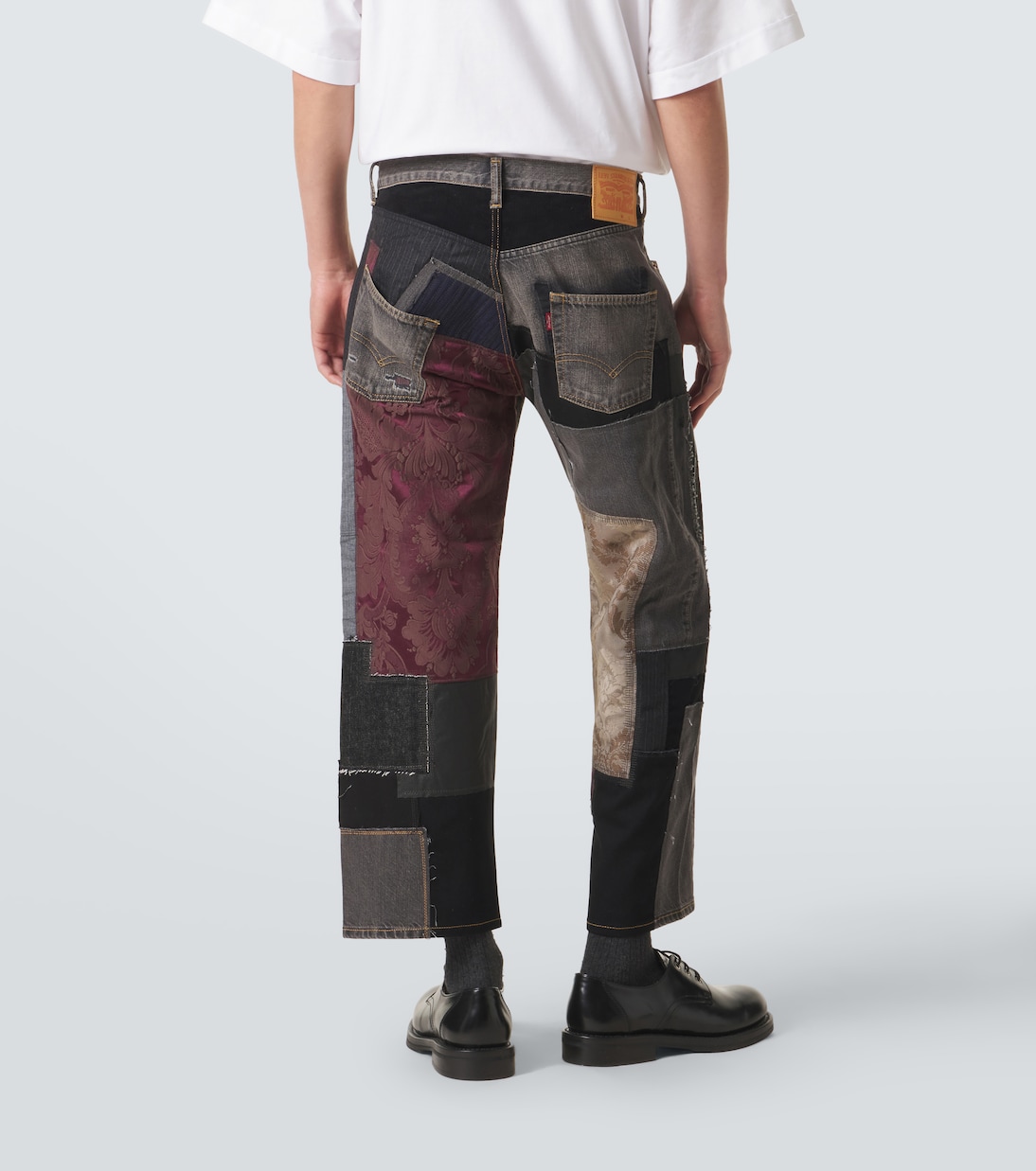 x Levi's® jeans anchos con patchwork | Junya Watanabe