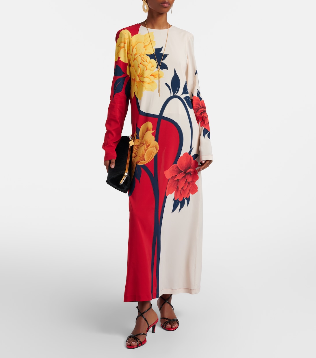 Maxikleid Swing aus Jersey | La DoubleJ