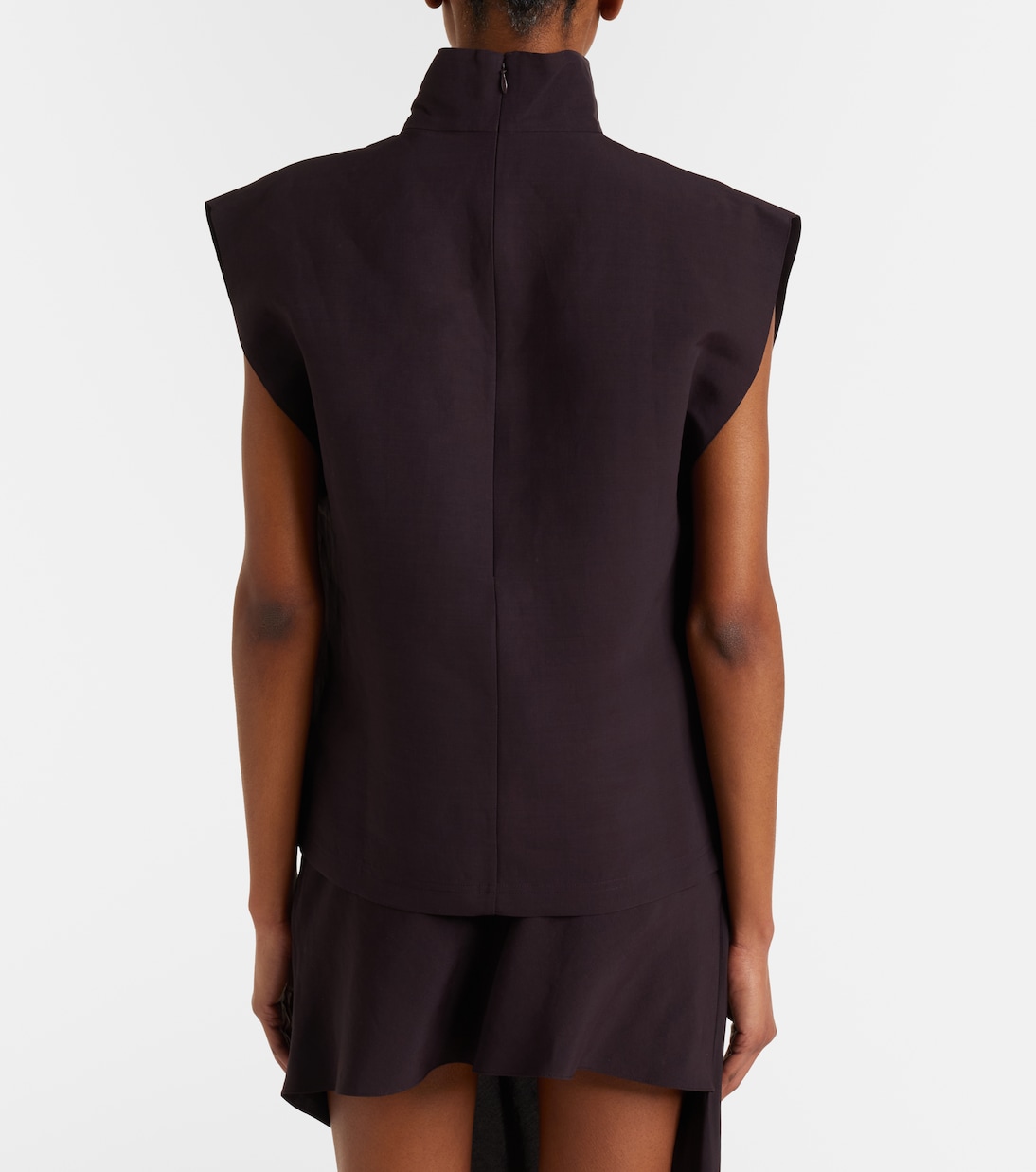 Poplin turtleneck top | Alaïa