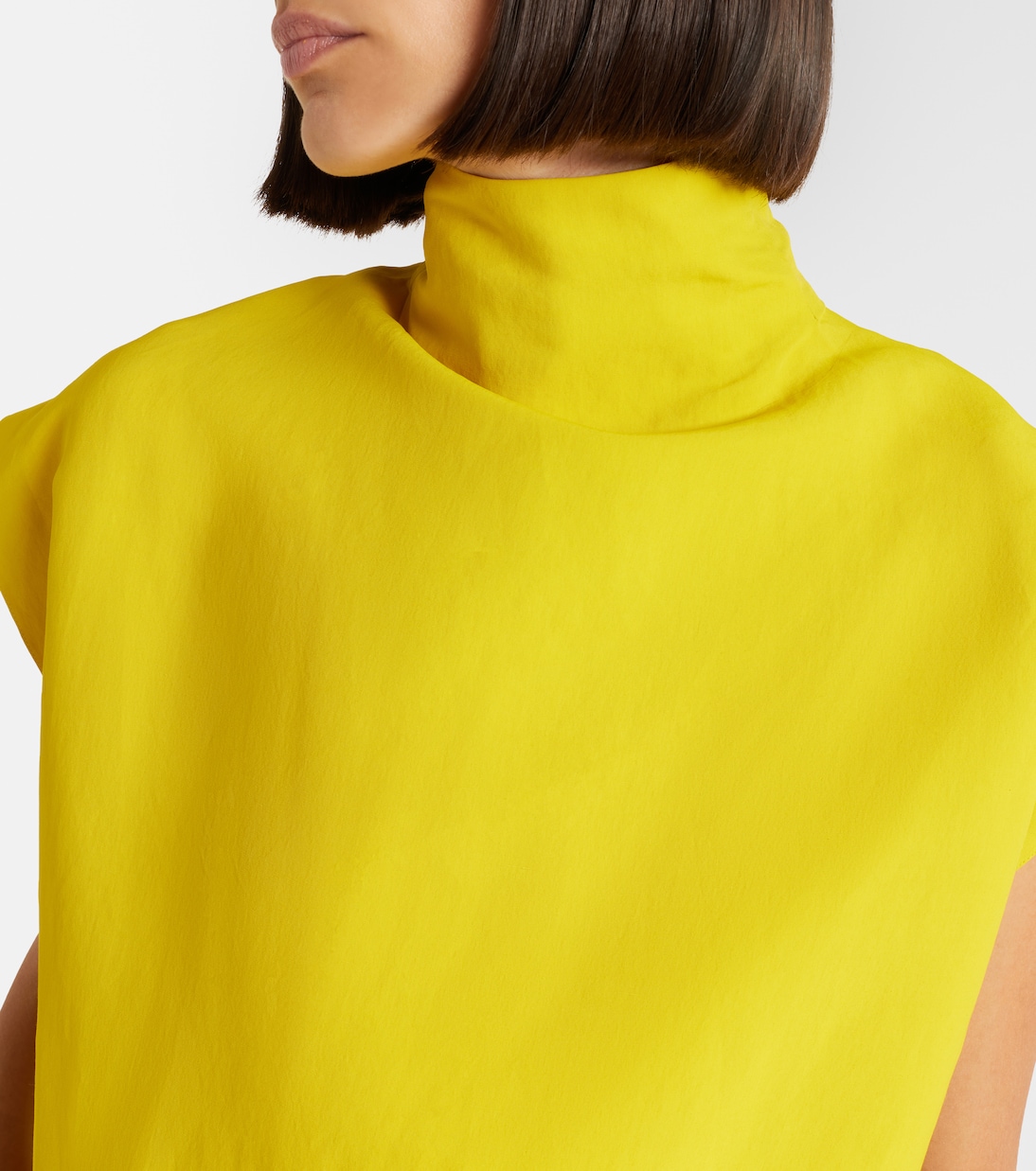 Poplin turtleneck top | Alaïa