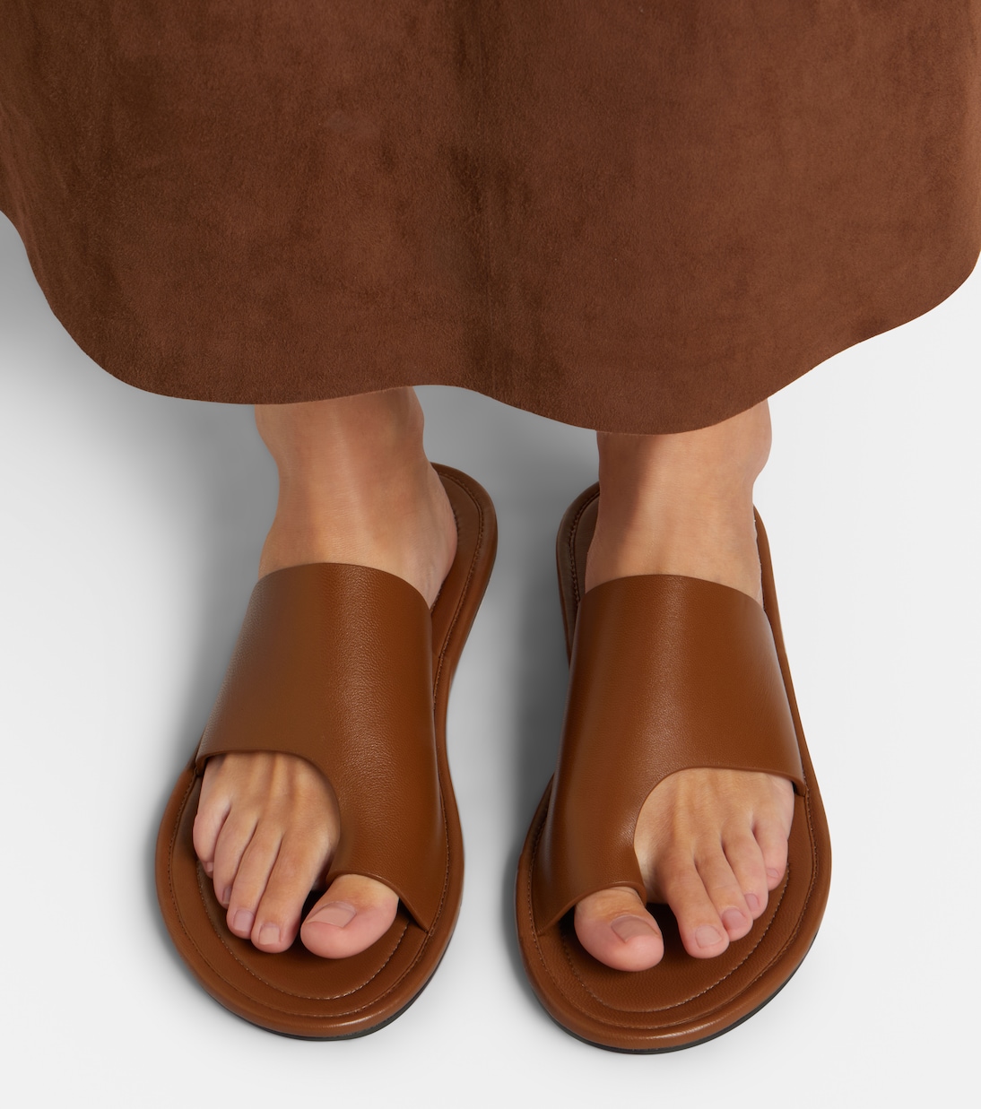 Malick Thong leather sandals  | The Row