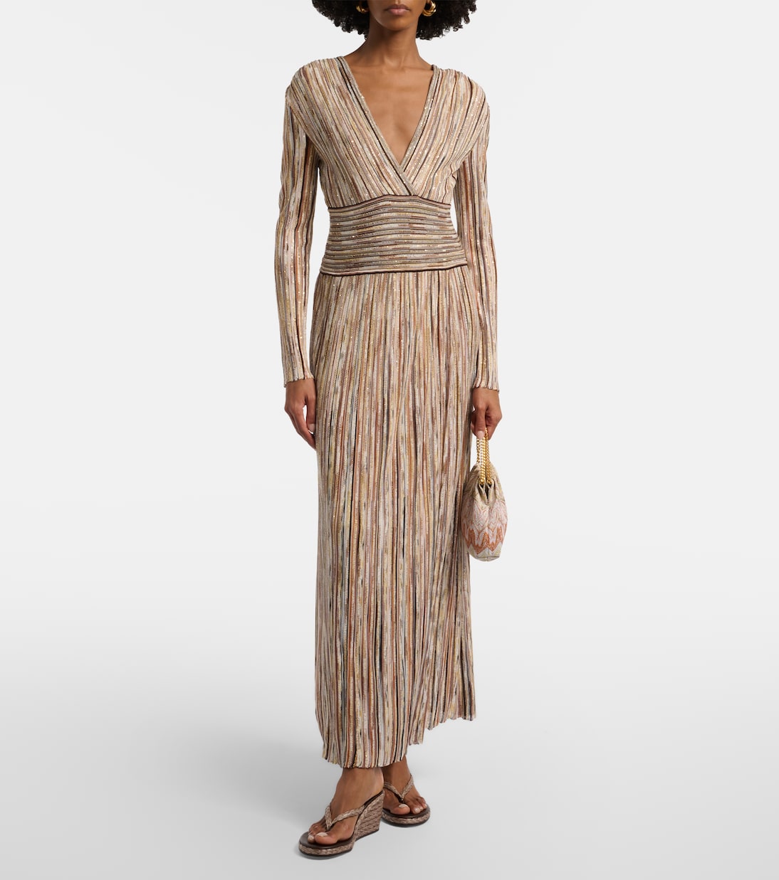 Etheria raffia wedge thong sandals | Ancient Greek Sandals