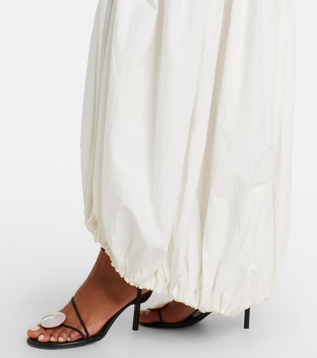 Abito lungo Orbit in jersey con cut-out | Christopher Esber