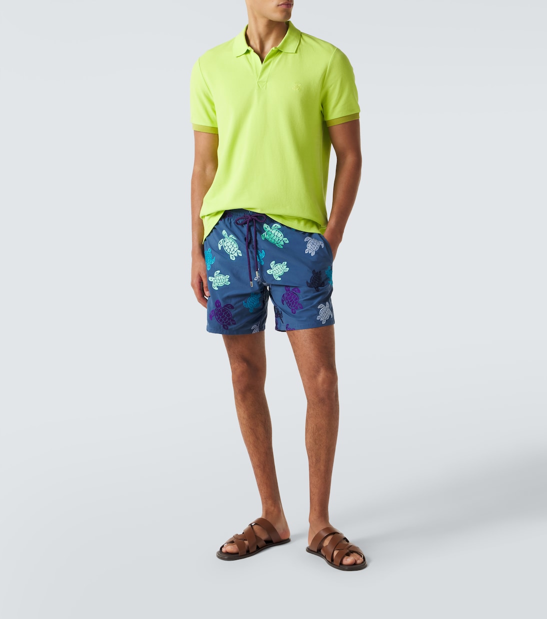 Cotton piqué polo shirt | Vilebrequin