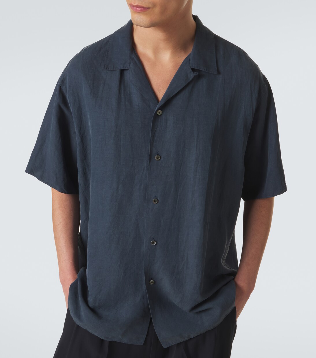 Camisa Vintage en mezcla de seda y lino | A.Presse