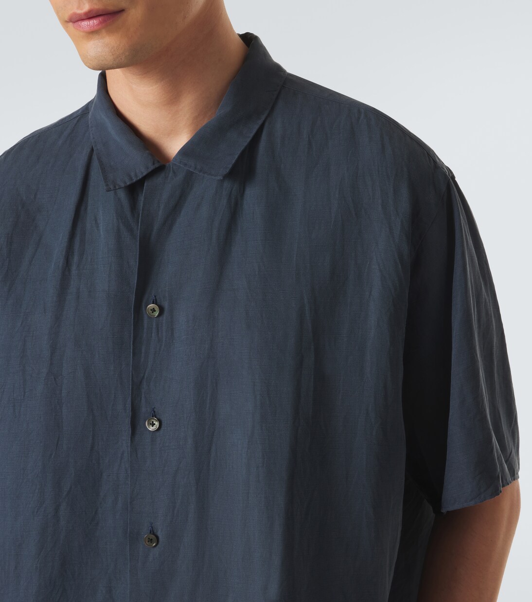 Camisa Vintage en mezcla de seda y lino | A.Presse