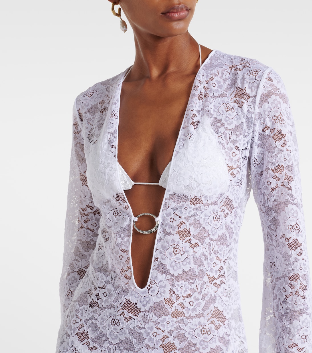 Robe de plage Bridal en dentelle | Oséree