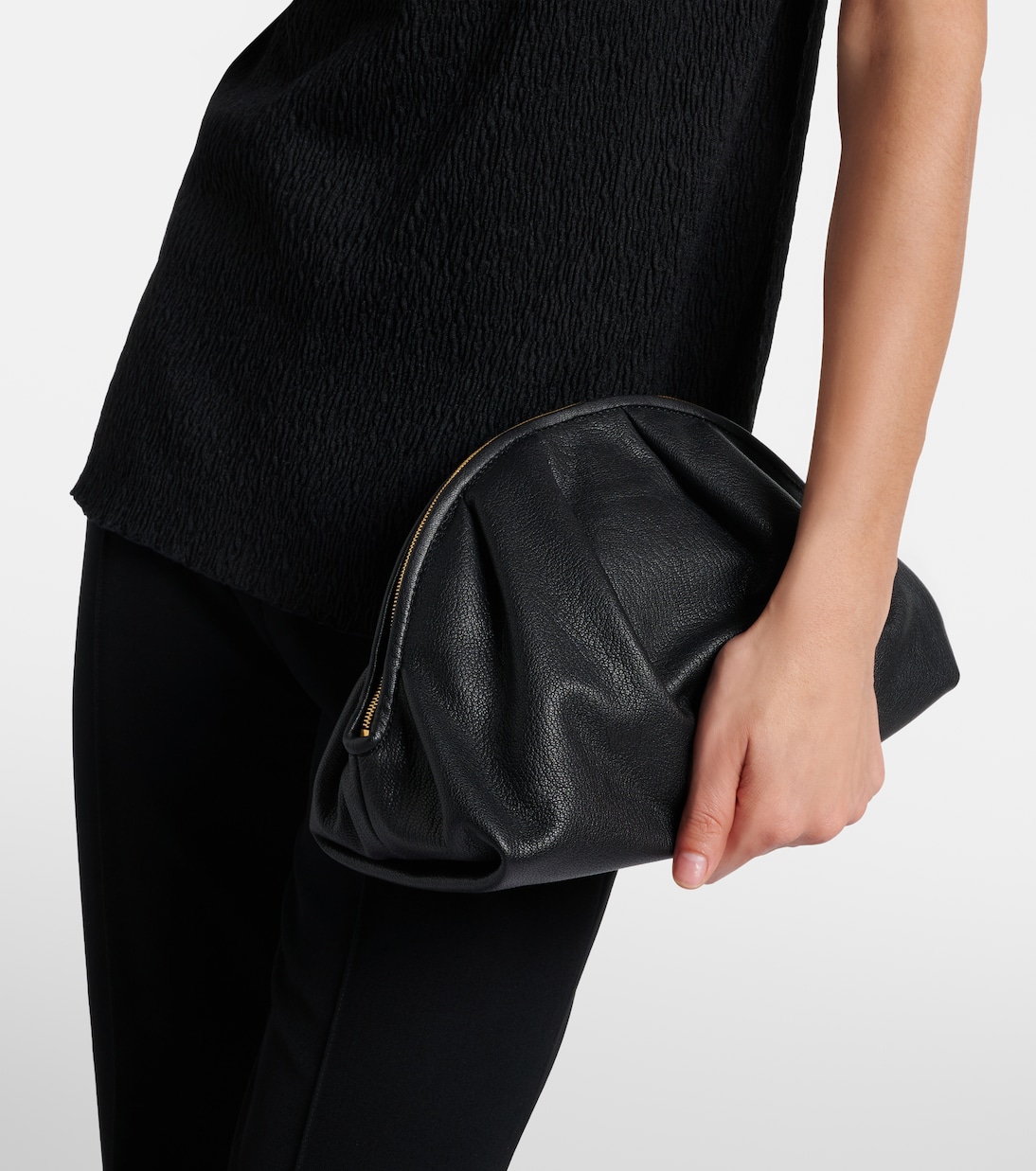 Charlotte Small leather clutch | The Row