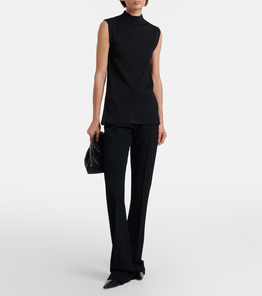 Charlotte Small leather clutch | The Row