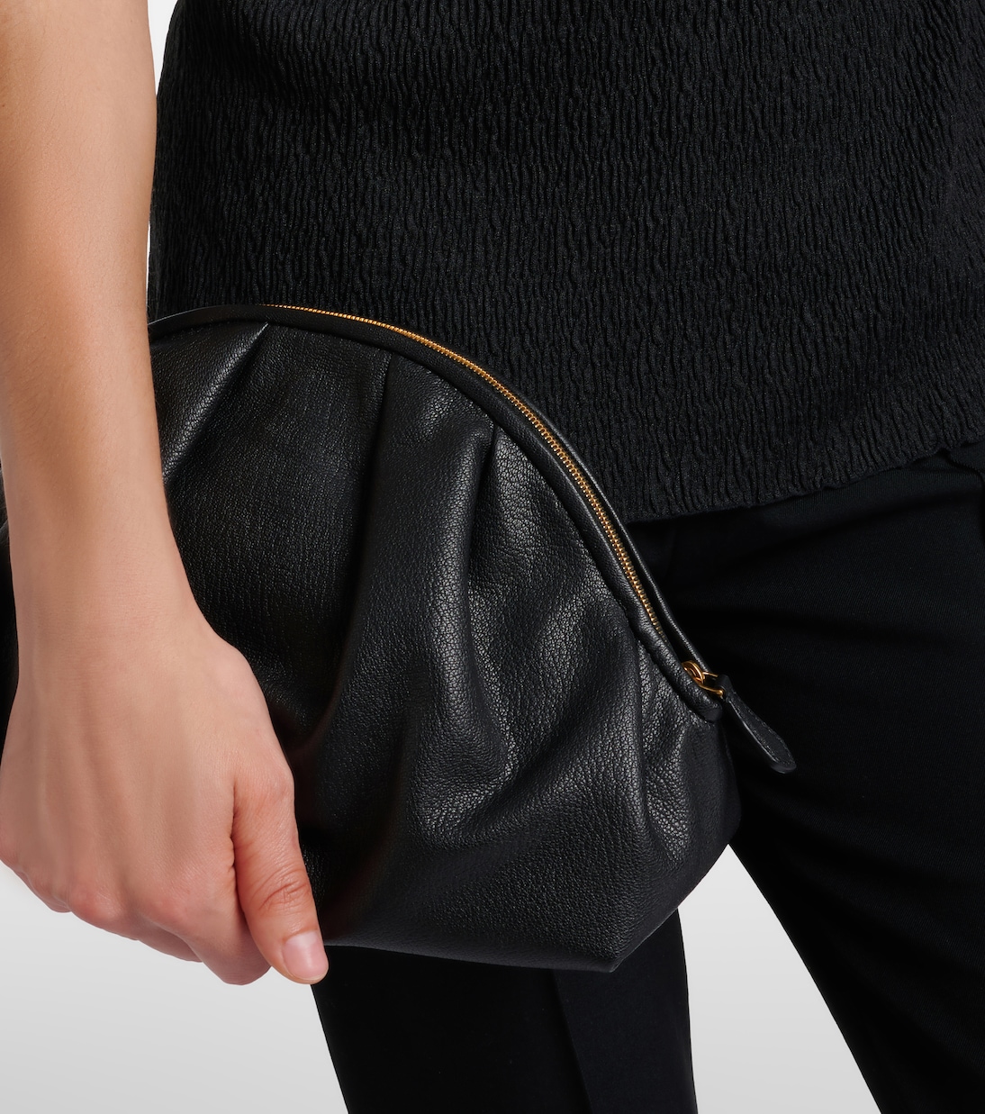 Charlotte Small leather clutch | The Row