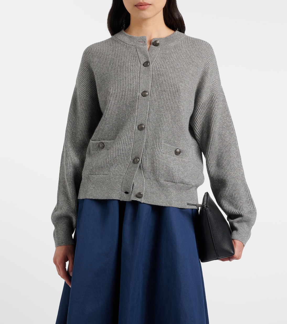 Cardigan aus Lamé | Brunello Cucinelli