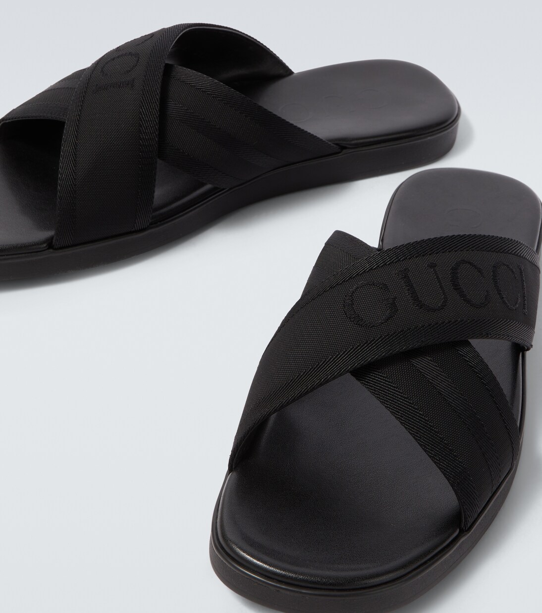 Logo jacquard sandals | Gucci
