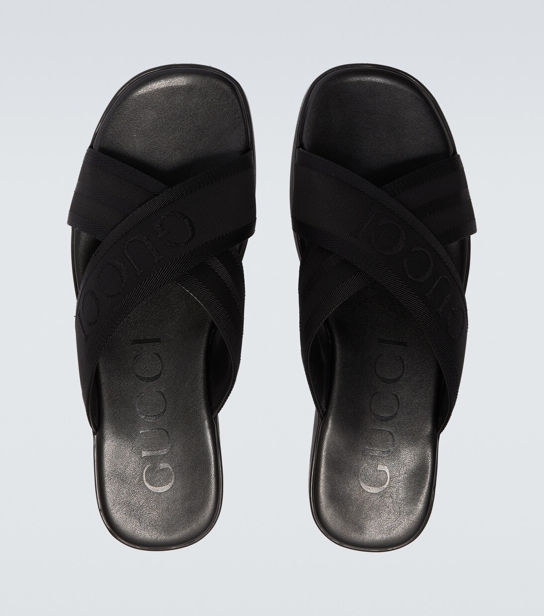 Logo jacquard sandals | Gucci