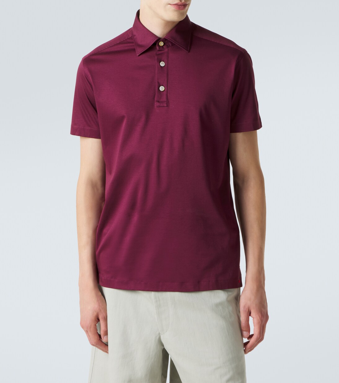 Cotton polo shirt | Kiton