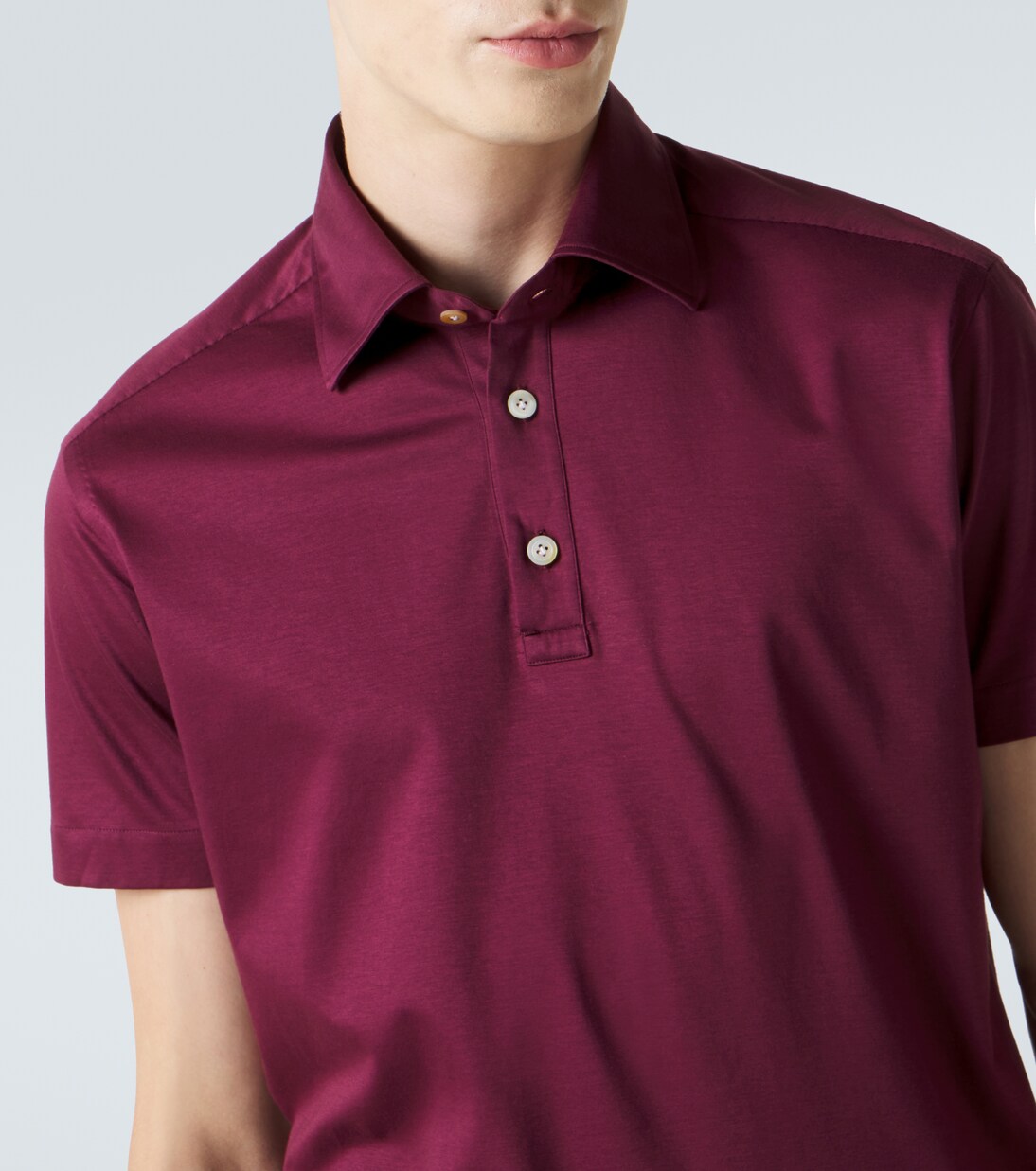 Cotton polo shirt | Kiton