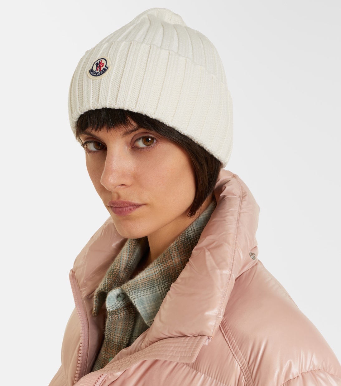 Logo virgin wool beanie | Moncler