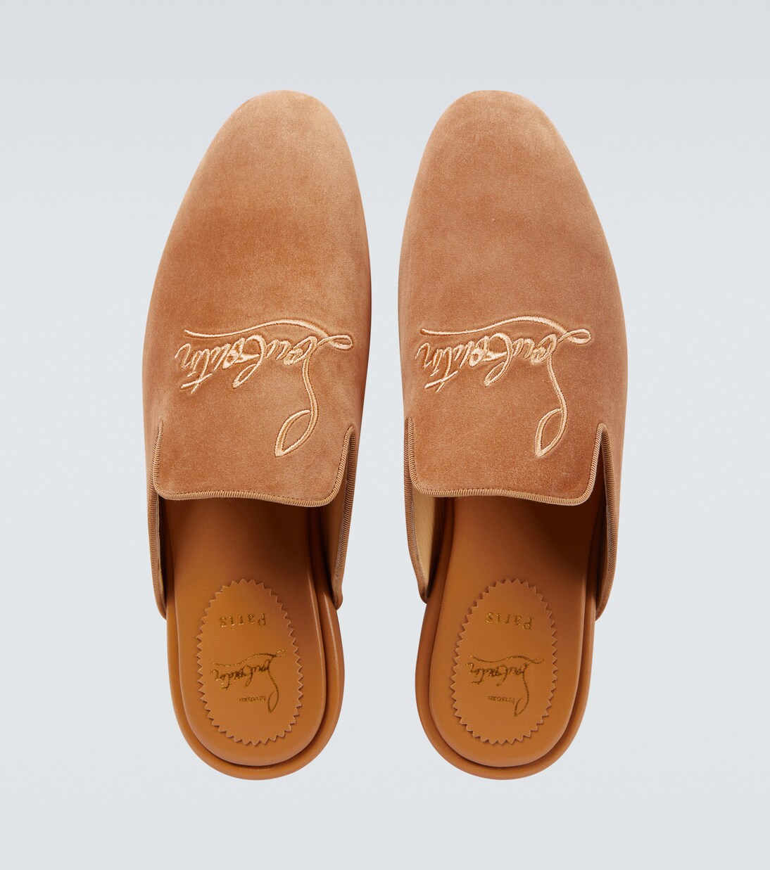 Navy Coolito Flat mules | Christian Louboutin