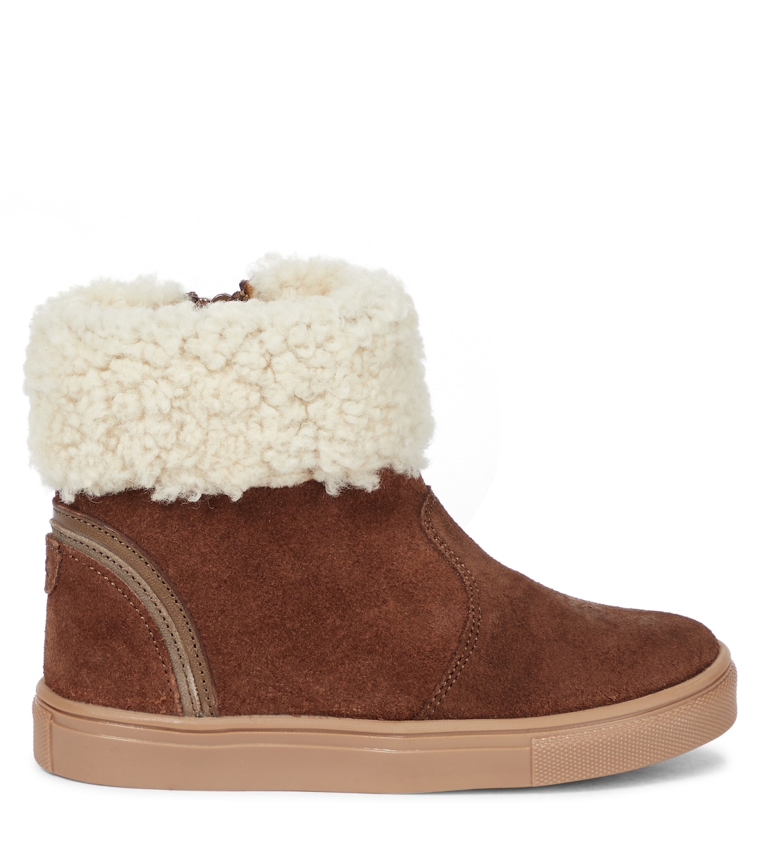 Chubby shearling-lined ankle boots | Petit Nord
