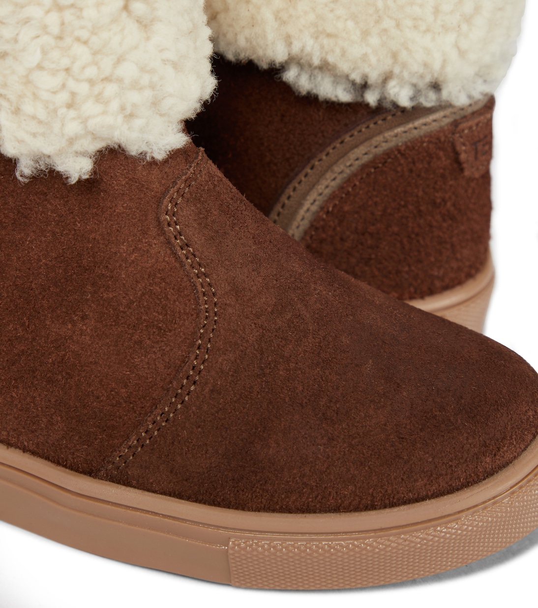 Chubby shearling-lined ankle boots | Petit Nord
