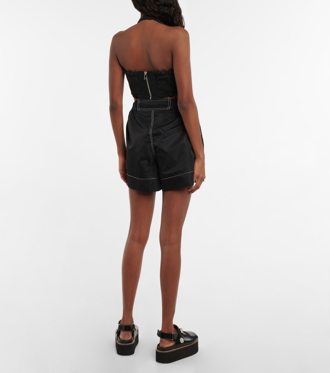 Cropped-Top aus Baumwolle | Ganni