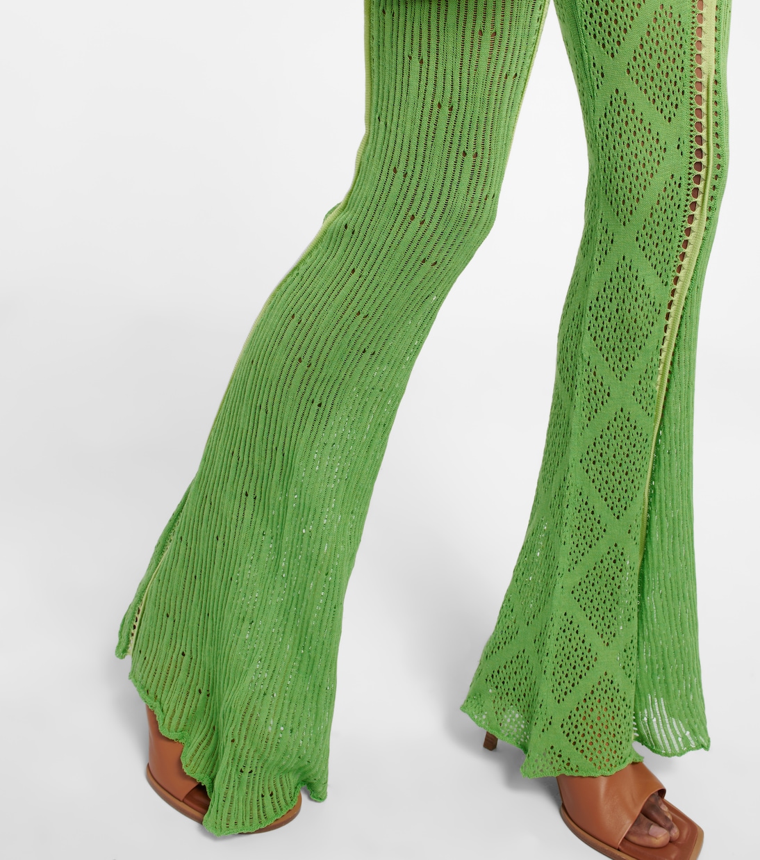 Pantalon évasé Disco en coton | Roberta Einer