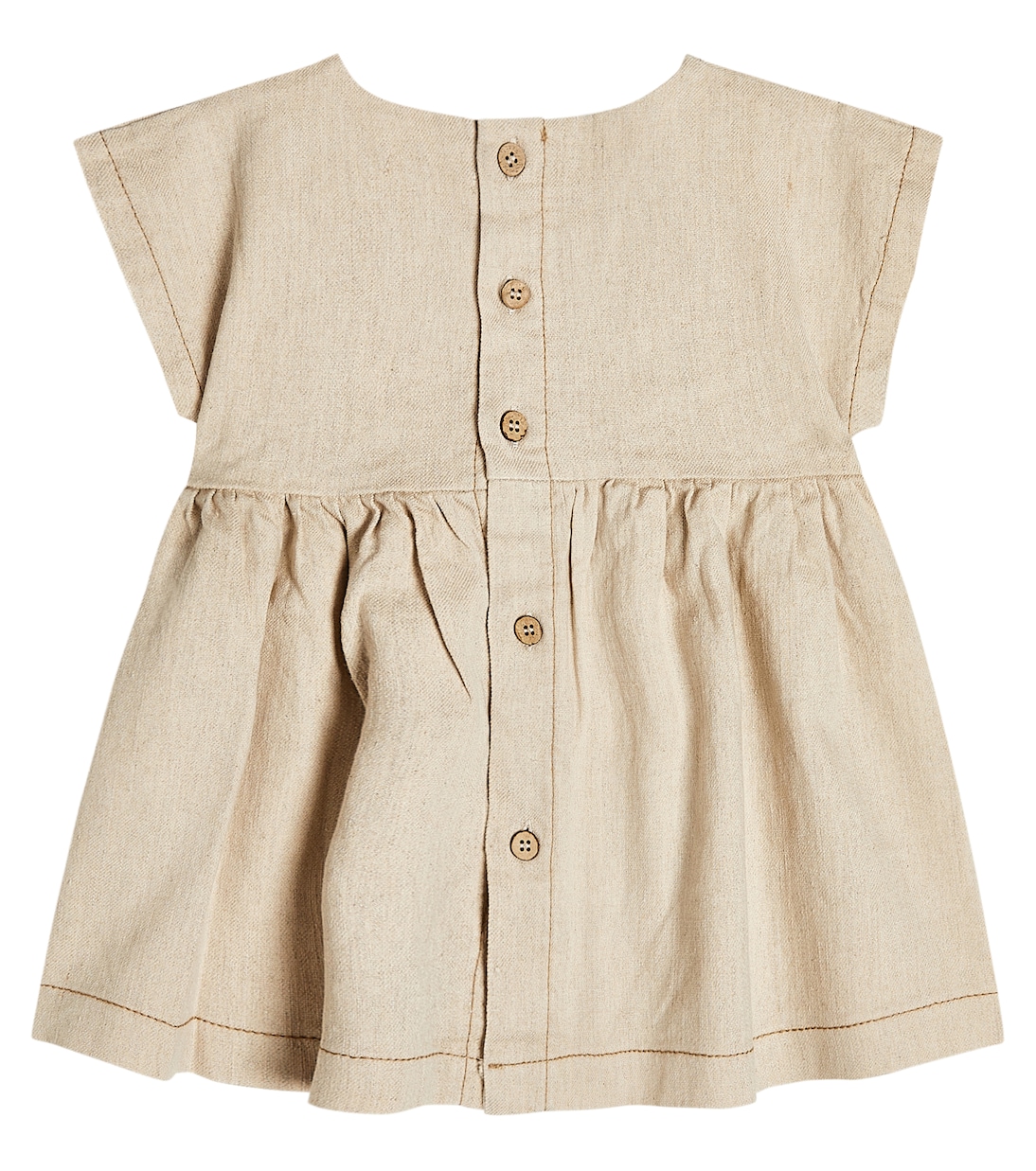 Baby Isabella linen and cotton-blend vest | 1 + in the Family