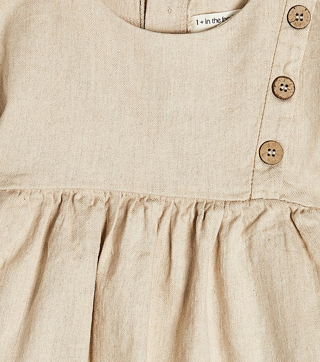 Baby Isabella linen and cotton-blend vest | 1 + in the Family