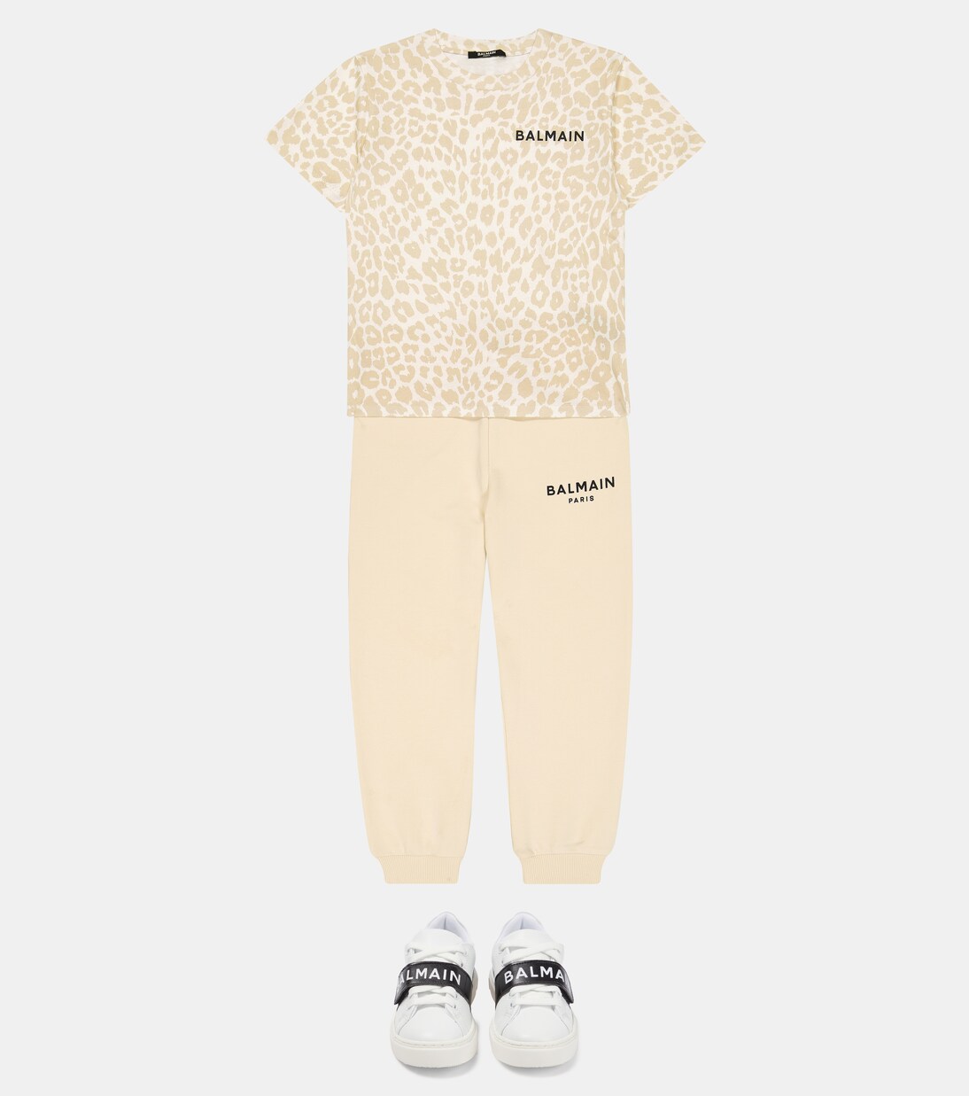 Leopard-print T-shirt | Balmain Kids