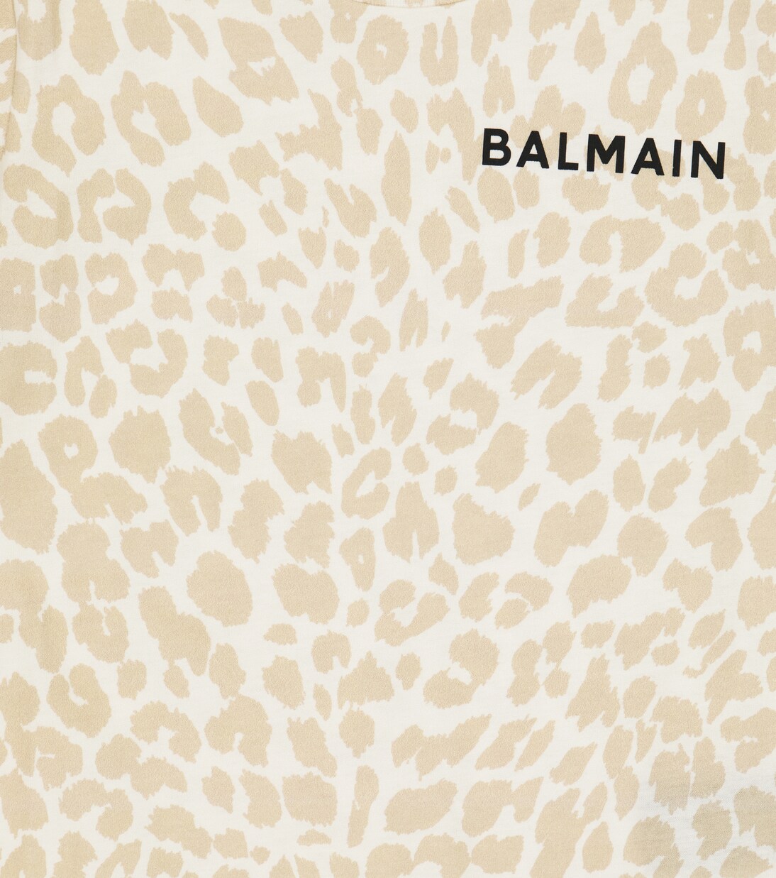 Leopard-print T-shirt | Balmain Kids